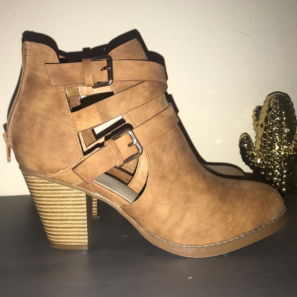 Tan Booties